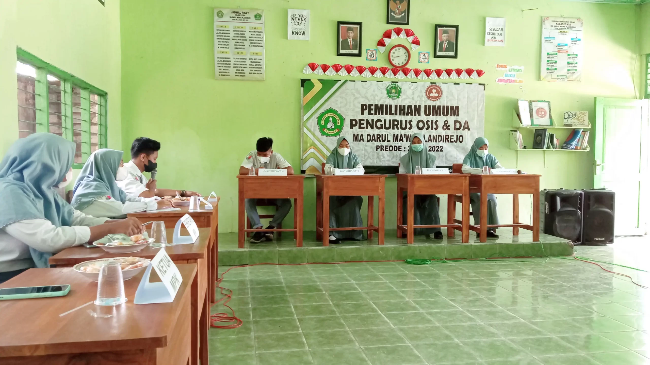 pemilihan-ketua-osis-madrasah-aliyah-darul-ma'wa-plandirejo